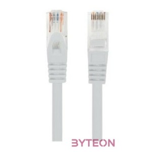 LANBERG Patchcord cat.6 UTP LSZH CU 1m grey Fluke passed