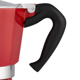 Bialetti 4943 Moka Express 6 személyes piros kotyogós kávéfőző