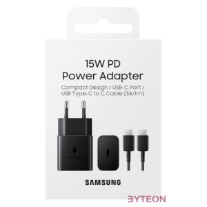 Samsung EP-T1510XBEGEU mobiltelefon töltő Fekete Beltéri