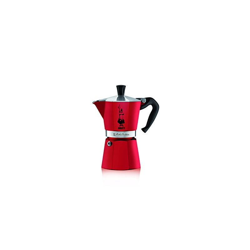 Bialetti 4942 Moka Express 3 személyes piros kotyogós kávéfőző