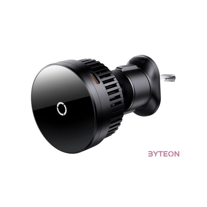 Baseus MagPro Mágneses autós telefontartó, 15W (fekete)