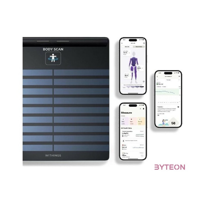 Withings Withings Body Scan fekete személymérleg