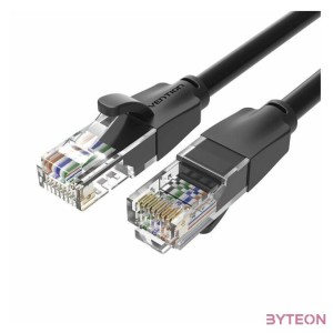 Kabel sieciowy UTP CAT6 Vention IBEBF RJ45 Ethernet 1000Mbps 1m czarny