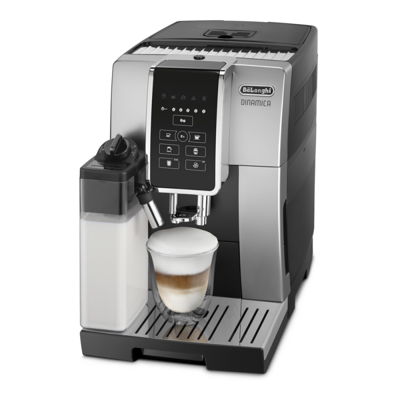 DeLonghi ECAM350.50.SB ezüst automata kávéfőző tejhabosítóval