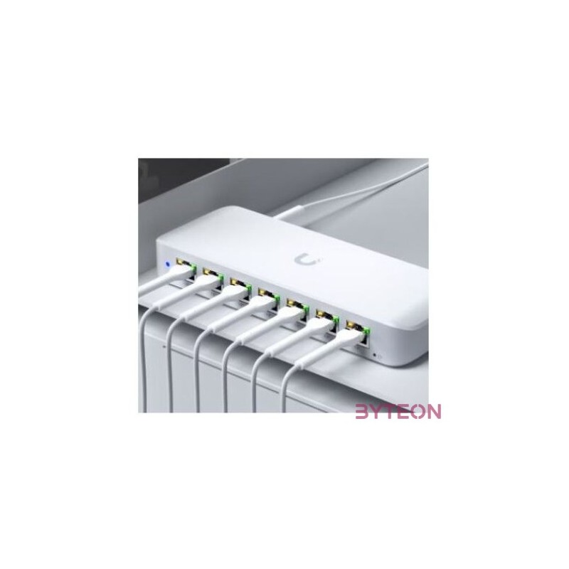 Ubiquiti UniFi USW-Ultra 8xGbE LAN port 7x PoE (52W) L2 menedzselhető switch