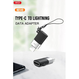 Adapter USB-C to Lightning XO NB149-D (black)