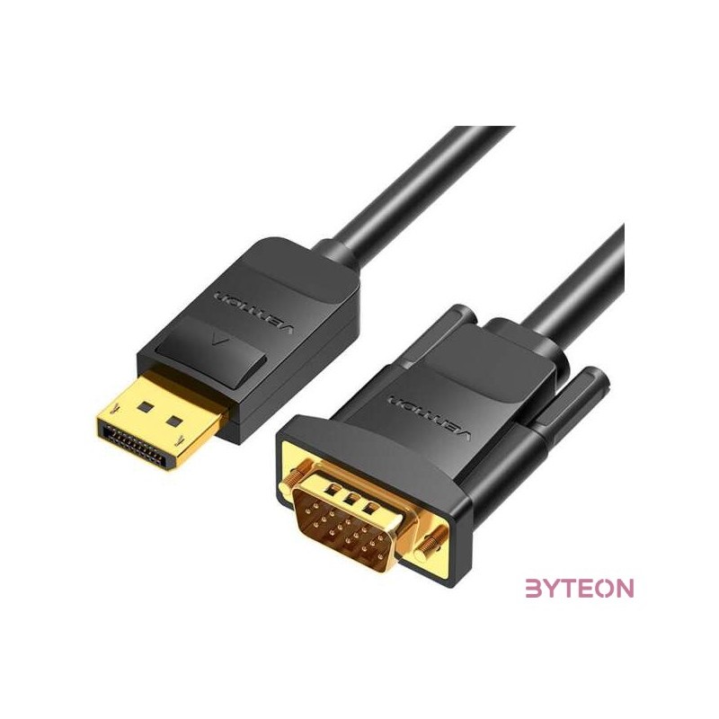 DisplayPort to VGA Cable Vention HBLBG 1,5m, 1080P 60Hz(Black)