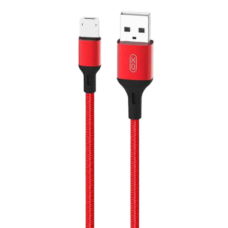 Cable USB to Micro USB XO NB143, 2m (red)