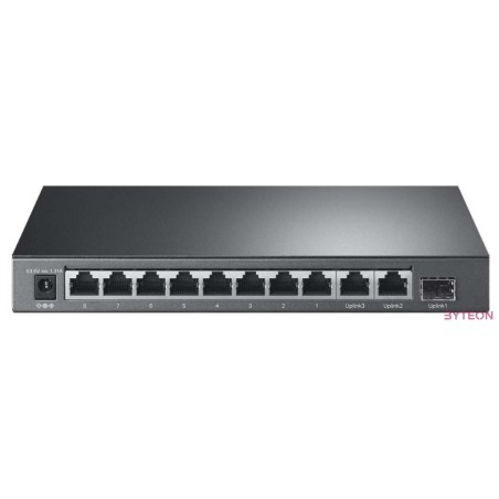 TP-Link TL-SL1311P 8x10,100Mbps LAN port 8xPoE 2xGbE LAN 1xGbE SFP port nem menedzselhető asztali switch