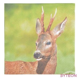 Őzikés szalvéta, kétoldalas