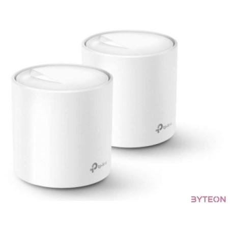 TP-Link Deco X60 AX3000 Whole Home Mesh Wi-Fi 6 Vezeték nélküli rendszer (2db-os)