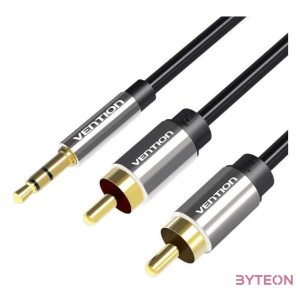 Cable Audio 3.5mm Male to 2x RCA Male Vention BCFBG 1.5m Black