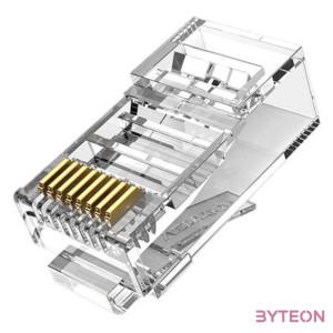 Plug RJ45 CAT6 UTP Connector Vention IDDR0-100 Transparent 100 pcs.