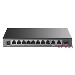 TP-Link TL-SL1311P 8x10,100Mbps LAN port 8xPoE 2xGbE LAN 1xGbE SFP port nem menedzselhető asztali switch