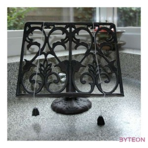 Öntöttvas szakácskönyvtartó