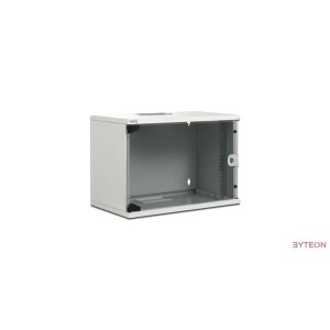 DIGITUS® SoHo fali szekrény 9U Cabinet 9U Compact sorozat - 520 x 400 mm