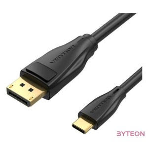 USB-C to DisplayPort 1.4 Cable Vention CGYBG, 1,5m, 8K 60Hz,4K 120Hz (black)