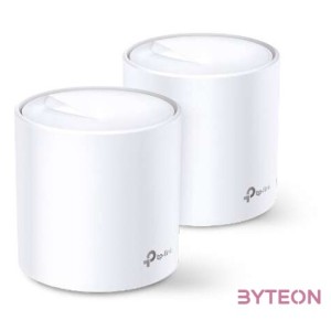 TP-Link Deco X60 AX3000 Whole Home Mesh Wi-Fi 6 Vezeték nélküli rendszer (2db-os)