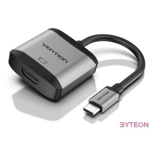 USB-C to USB-C Docking Station, 3x USB3.0, PD 0.15m Vention THAHB, gray