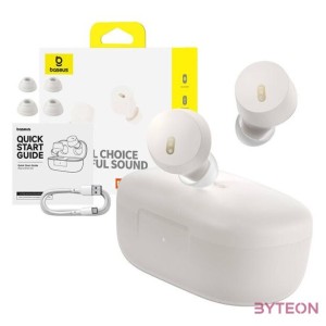Earphones TWS Baseus Bowie E18 (white)