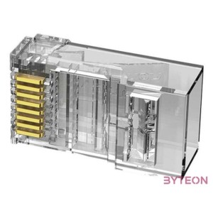 Plug RJ45 CAT6 UTP Connector Vention IDDR0-100 Transparent 100 pcs.