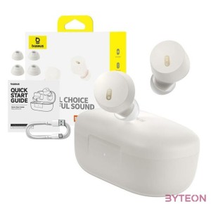 Earphones TWS Baseus Bowie E18 (white)