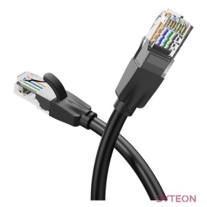 Kabel sieciowy UTP CAT6 Vention IBEBF RJ45 Ethernet 1000Mbps 1m czarny
