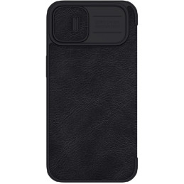 Nillkin Qin Pro Leather Case for iPhone 13/14 (Black)