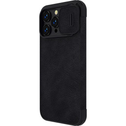 Nillkin Qin Pro Leather Case for iPhone 14 Pro (Black)