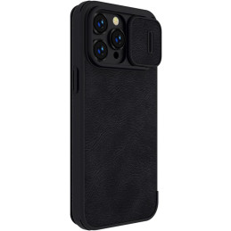 Nillkin Qin Pro Leather Case for iPhone 14 Pro (Black)