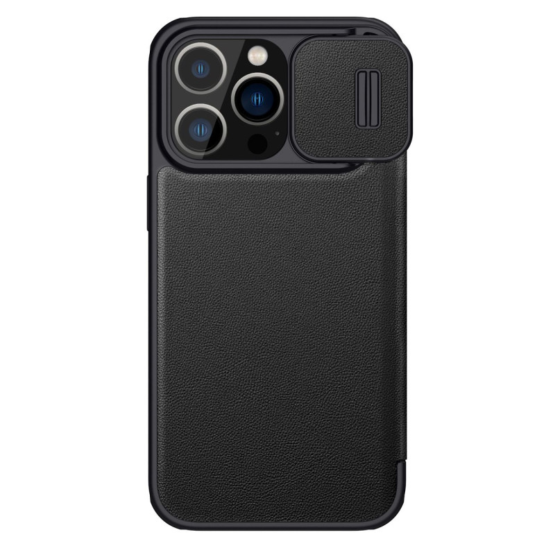 Nillkin Qin Pro Leather Case for iPhone 14 Pro (Black)