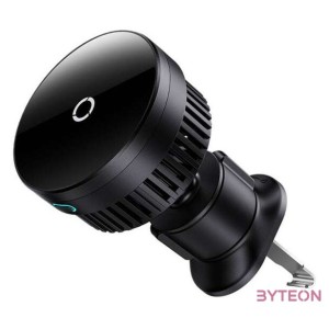 Baseus MagPro Mágneses autós telefontartó, 15W (fekete)