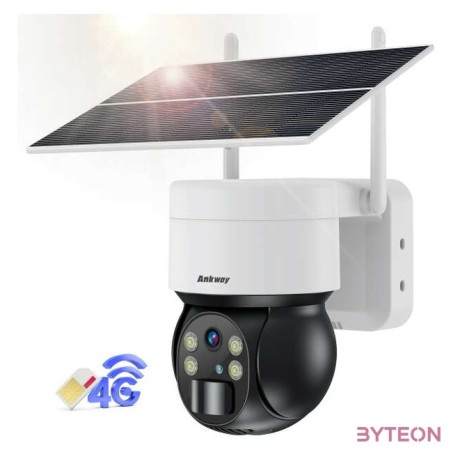 Choetech ASC006 4G PTZ solar camera with 6W solar panel