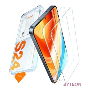 Tempered glass for Samsung S24 Torras Install Master