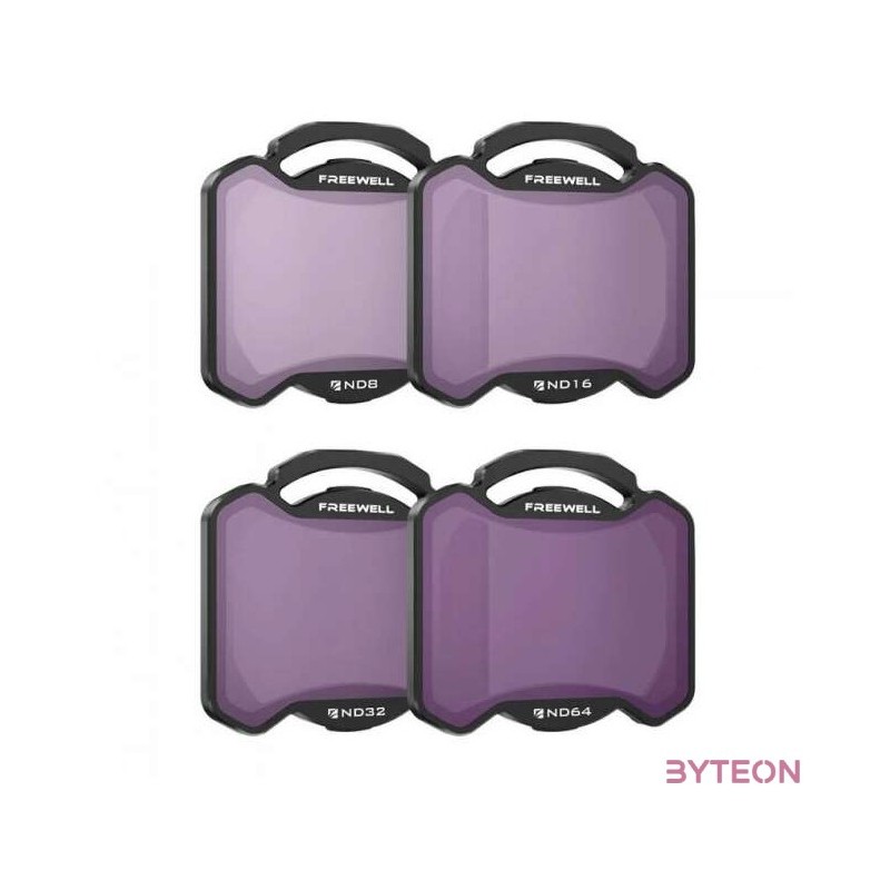 Set of 4 filters ND8,16,32,64 Freewell for DJI Avata 2