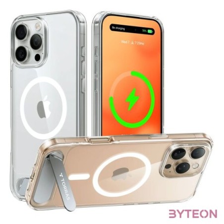 Etui Torras Pstand Series do iPhone 16 Plus (transparentne)