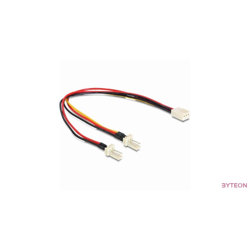 Delock 89343 3pin anya - 2x 3pin apa