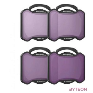 Set of 4 filters ND8,16,32,64 Freewell for DJI Avata 2