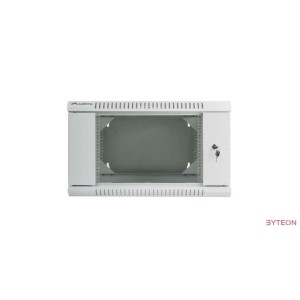 Lanberg wall-mounted double section rack 19'' flat pack 6U/600x600mm grey