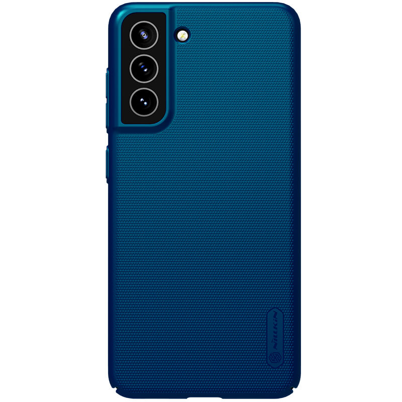 Nillkin Super Frosted Shield case for Samsung Galaxy S21 FE 5G (Blue)