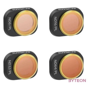4 Lens Filters ND,PL 8, 16, 32, 64 Sunnylife for DJI MINI 4 PRO