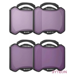 Set of 4 filters ND8,16,32,64 Freewell for DJI Avata 2