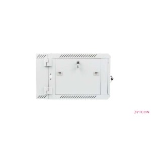 Lanberg wall-mounted double section rack 19'' flat pack 6U/600x600mm grey