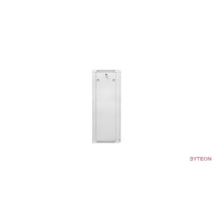 Lanberg 19'' fali rack szekrény 27U 600x450mm szürke (üvegajtó)