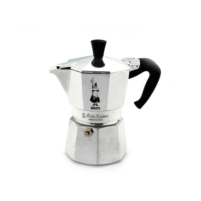 Bialetti Moka Express inox 1 személyes kotyogós kávéfőző