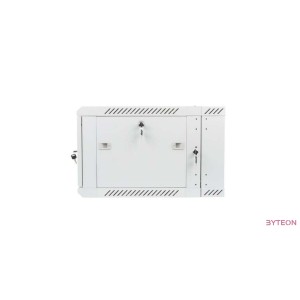 Lanberg wall-mounted double section rack 19'' flat pack 6U/600x600mm grey