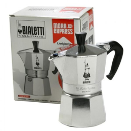 Bialetti Moka Express inox 1 személyes kotyogós kávéfőző