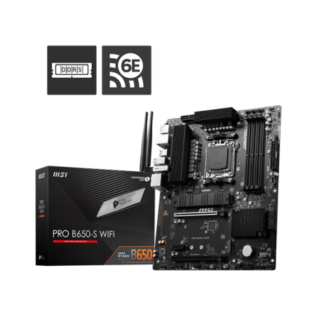 MSI PRO B650-S WIFI AMD B650 AM5 ATX alaplap