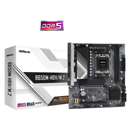 Asrock B650M-HDV/M.2 desktop alaplap microATX