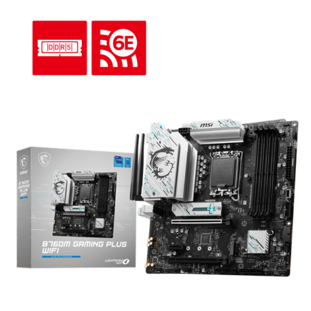 MSI B760M GAMING PLUS WIFI Intel B760 S1700 mATX alaplap